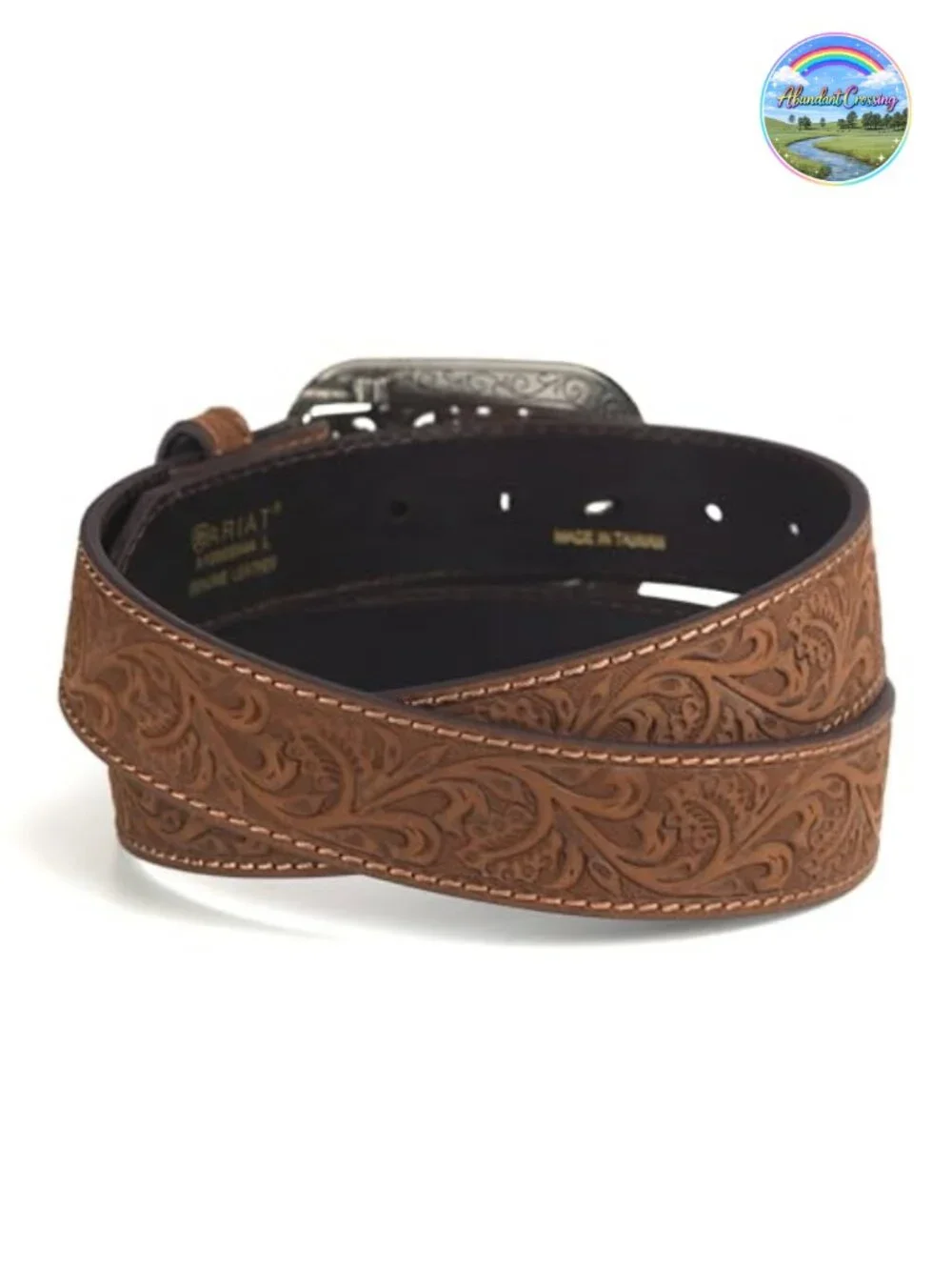 Women's Rhinestones Embossed Leather Belt Crystal Rectangle Buckle